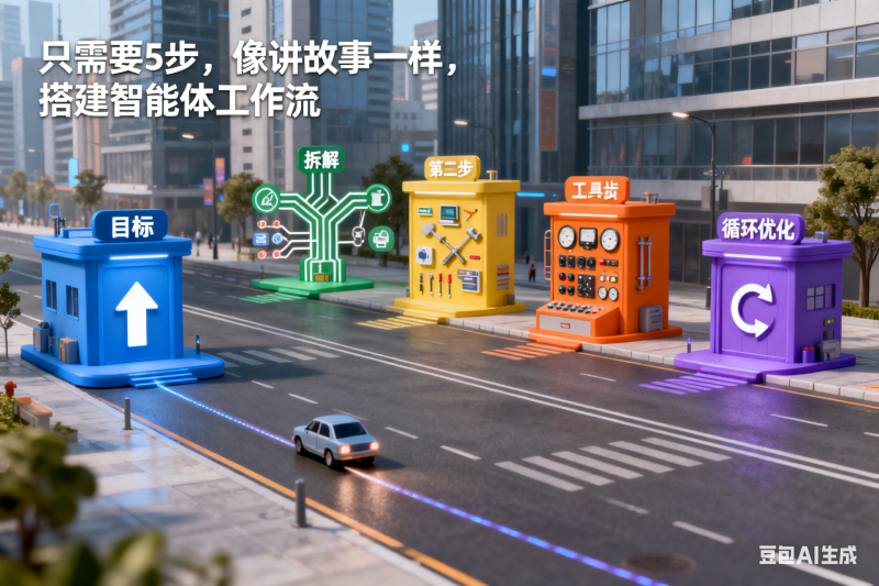 像讲故事一样，搭建智能体工作流，只需要5步即可-六耳AI智能体