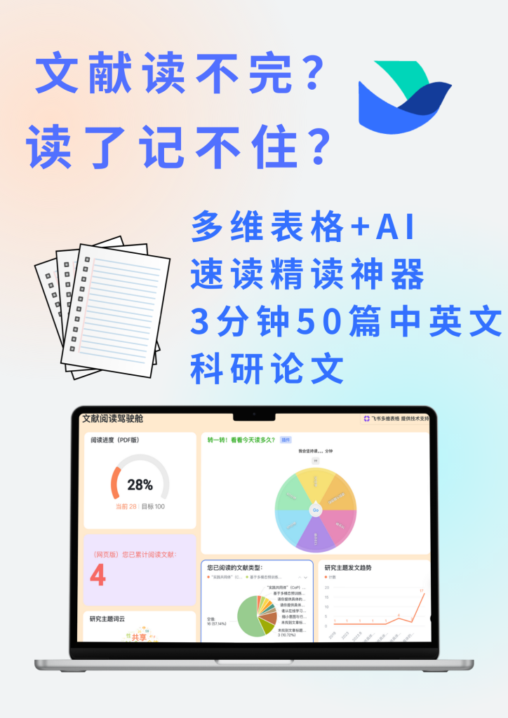 【飞书】deepseek+kimi+智谱文献速读系统-六耳AI智能体